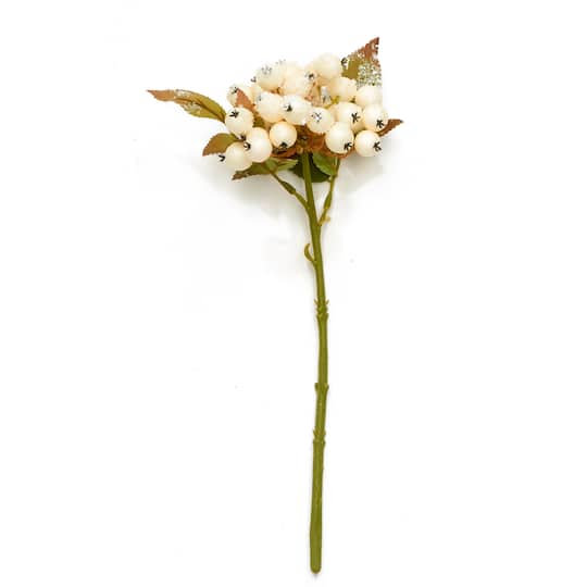 13" Christmas Snow Berry Spray, 3ct.